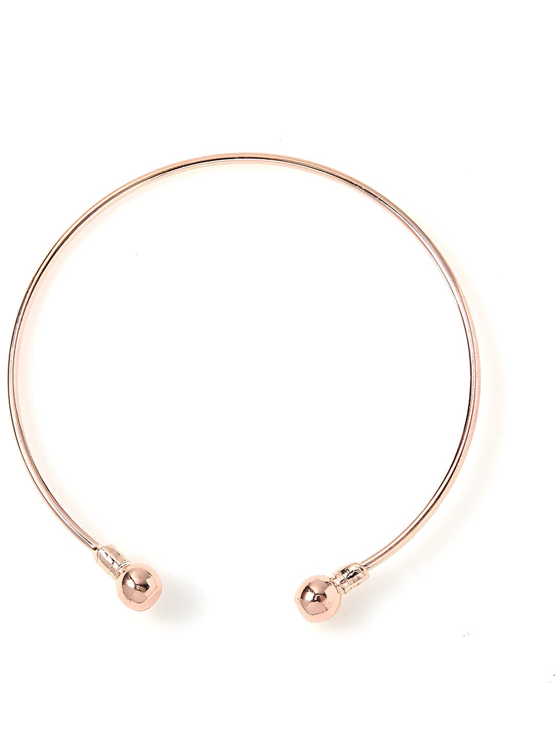 Women's metal DIY open bangle with round balls on both ends, Korean style, European and American style, design elements: totem, auspicious clouds and water waves