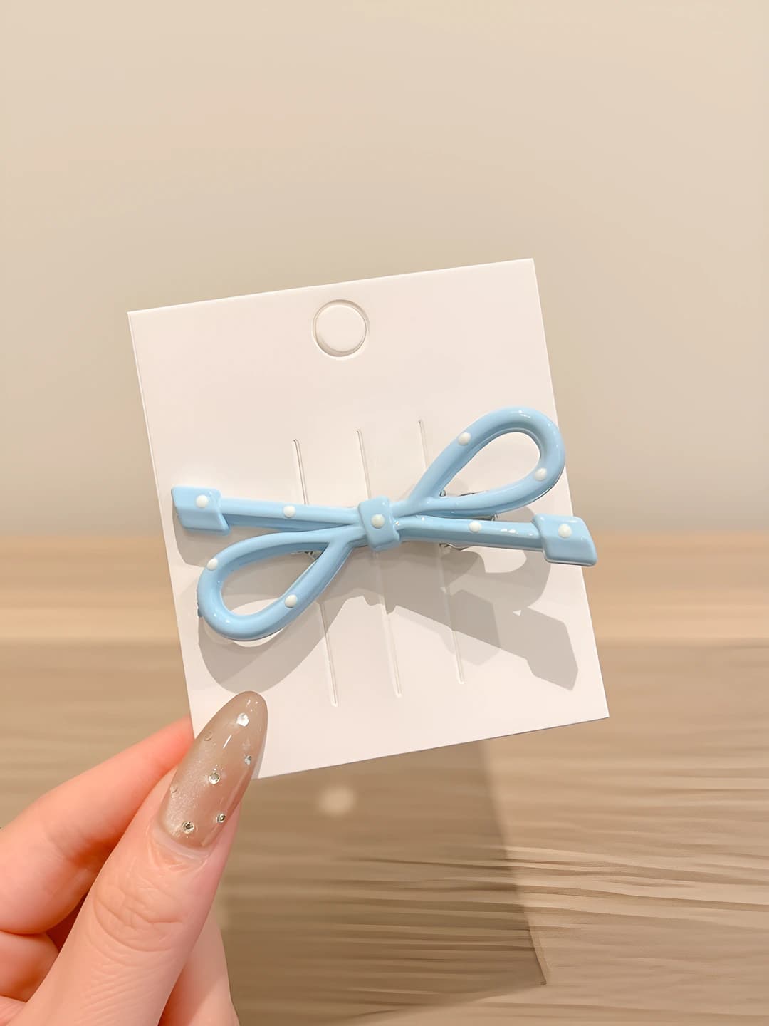 4# Blue bow, ~6 cm
