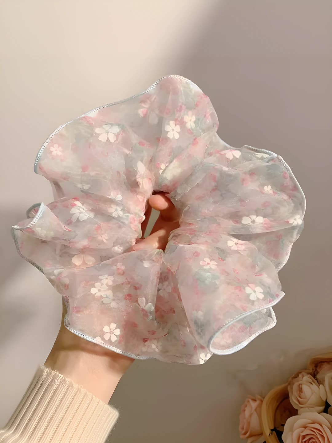 Розовый мелкий цветочный, 15 см