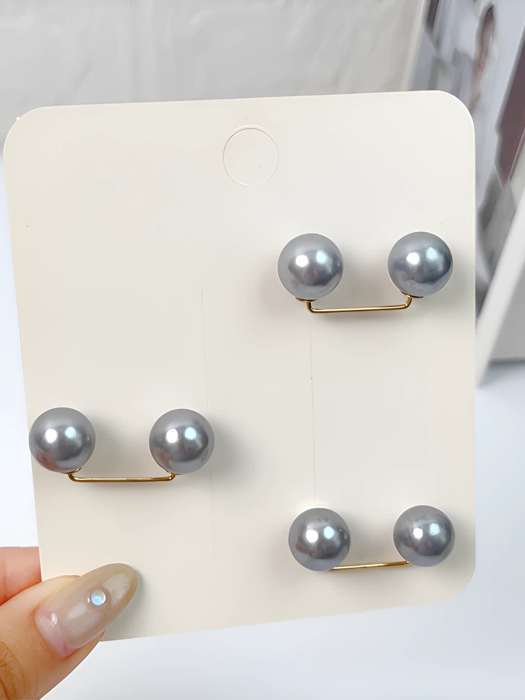 Blue-grey, Small, 3 pcs