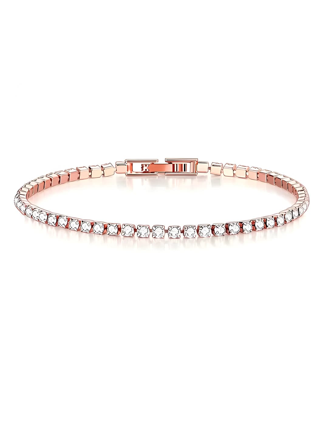 Браслет 3mm, розовое золото, 16cm