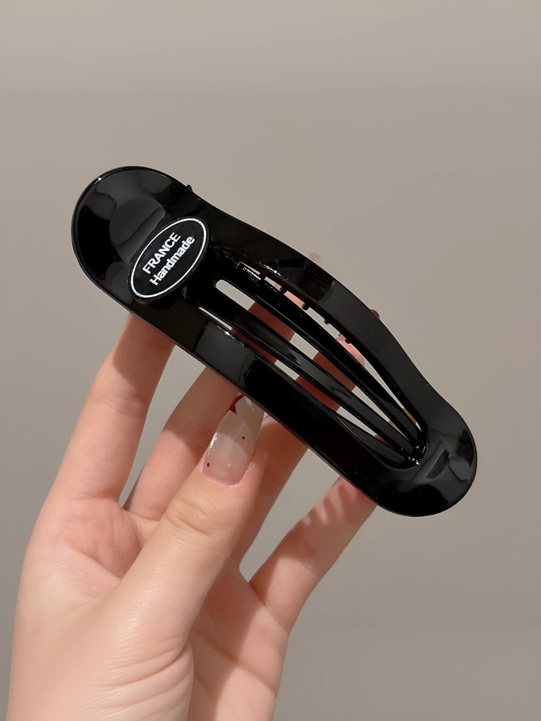 1# Korean style clip black 11.5 cm