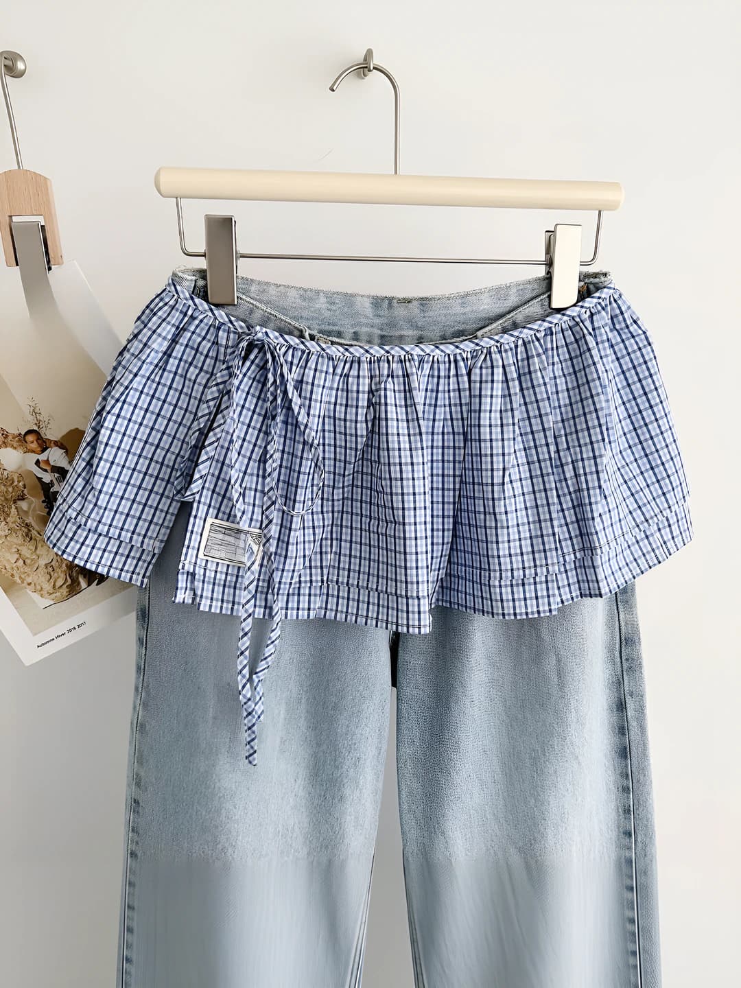 Light blue plaid