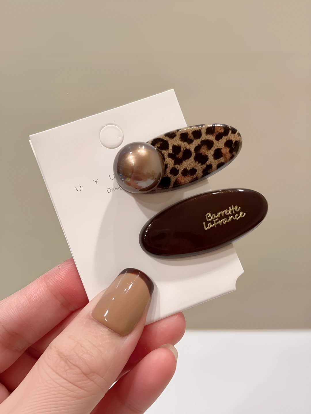 3# Oval clip pair 4cm