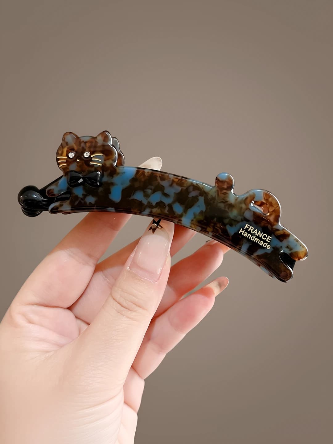 2# Синий кот банановый клипс базовый клипс ок. 11 см ацетат