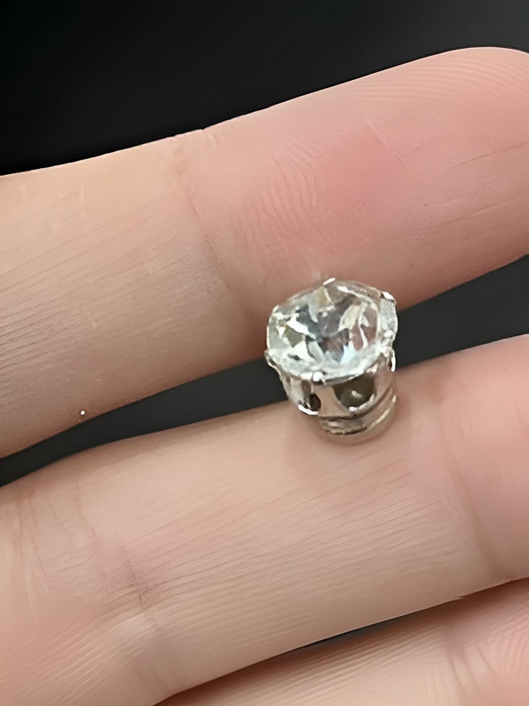 2# Magnitli quloq halqasi 8mm [Oq] bitta