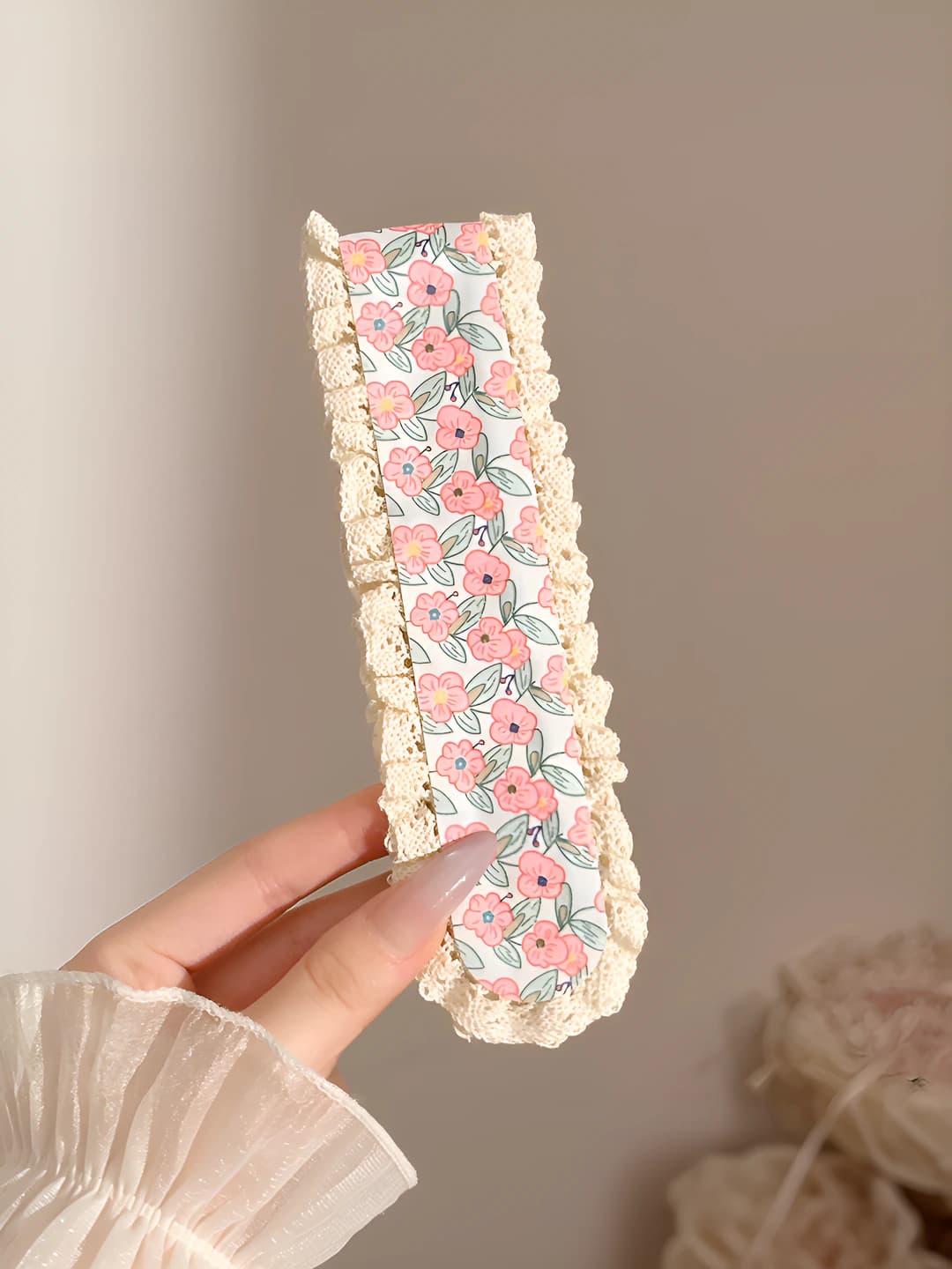2# Pink small floral - 34*5 cm