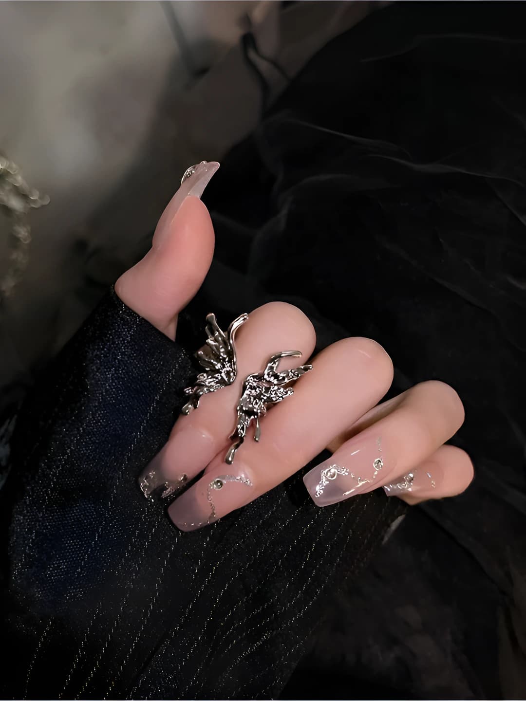 M402 Open Butterfly Ring