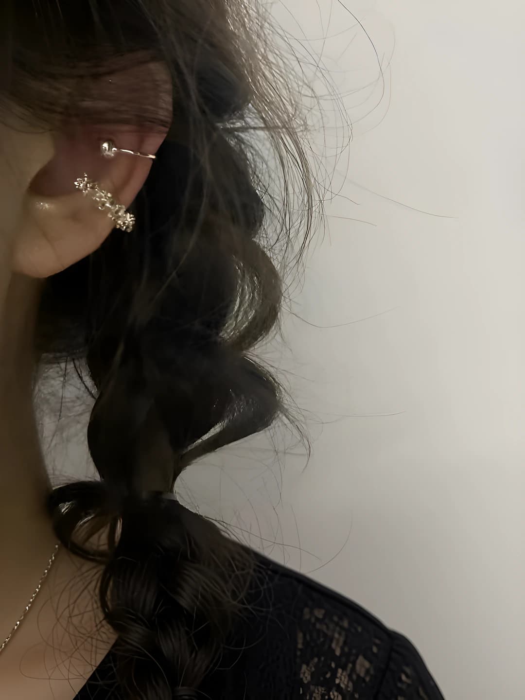 4# Starry ear clip, 2 pcs