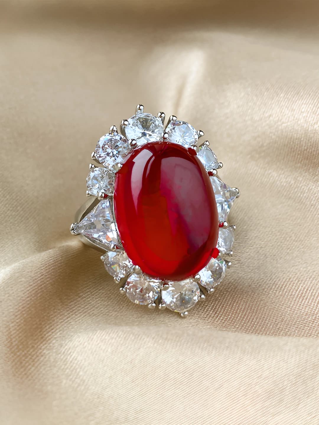 Red ruby ring