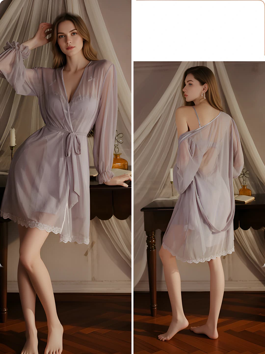 Purple (Robe+Belt)