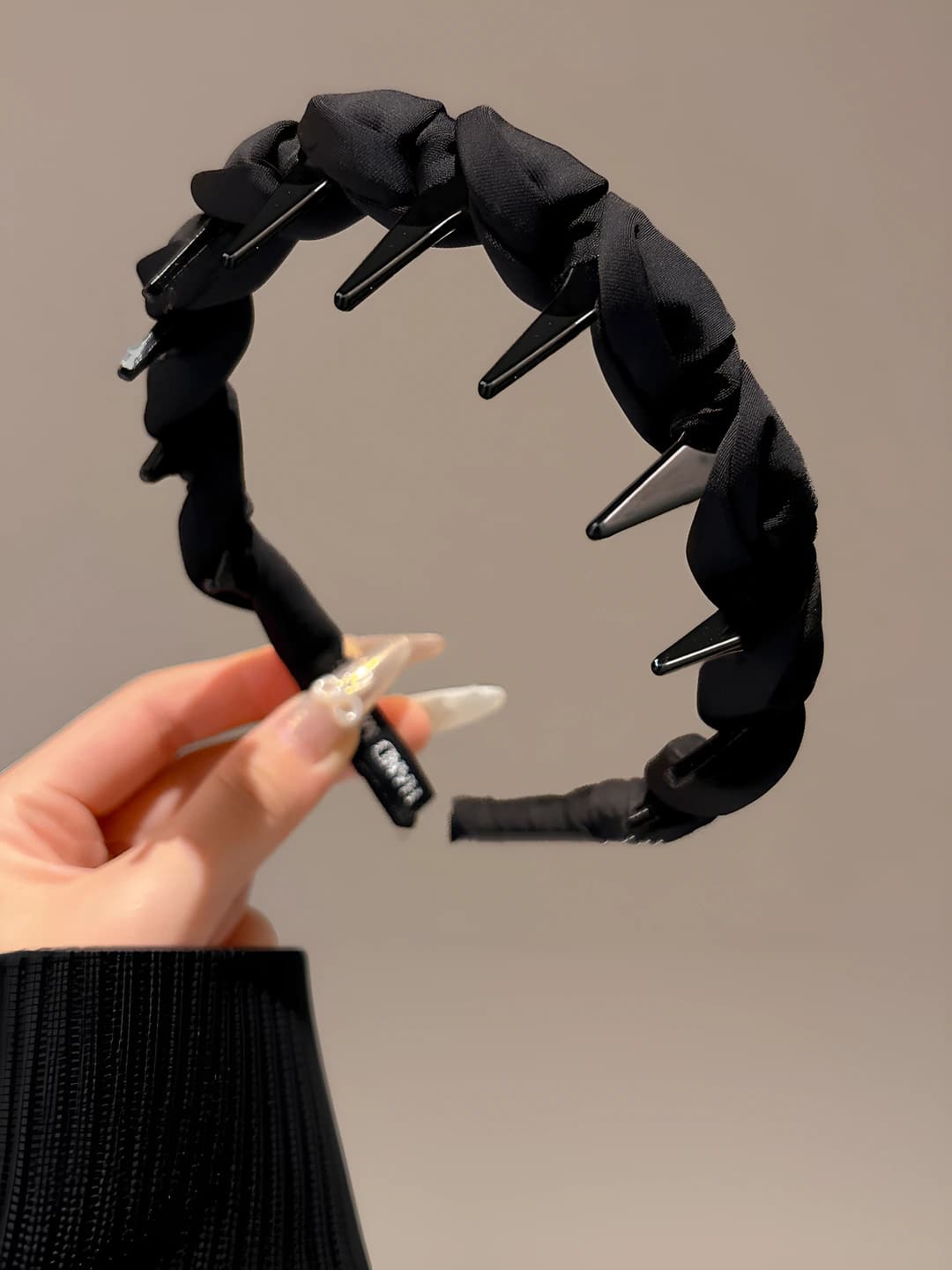 Black satin