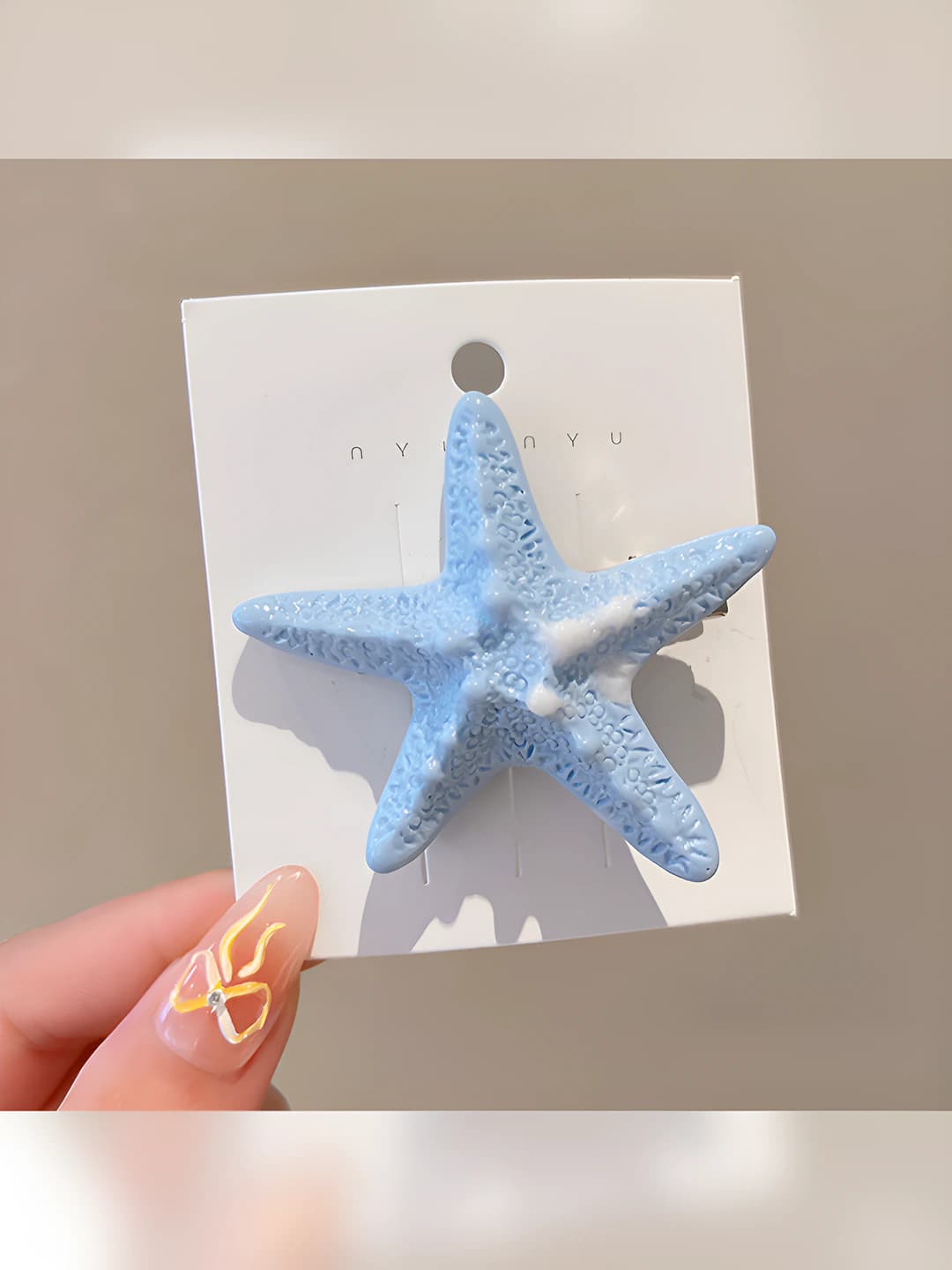 1# Морская звезда, синий, 5.5 см