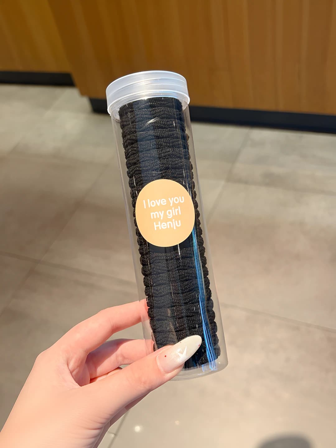 8# Black wavy pattern [1 jar] 25 pcs, outer diam. ~4 cm