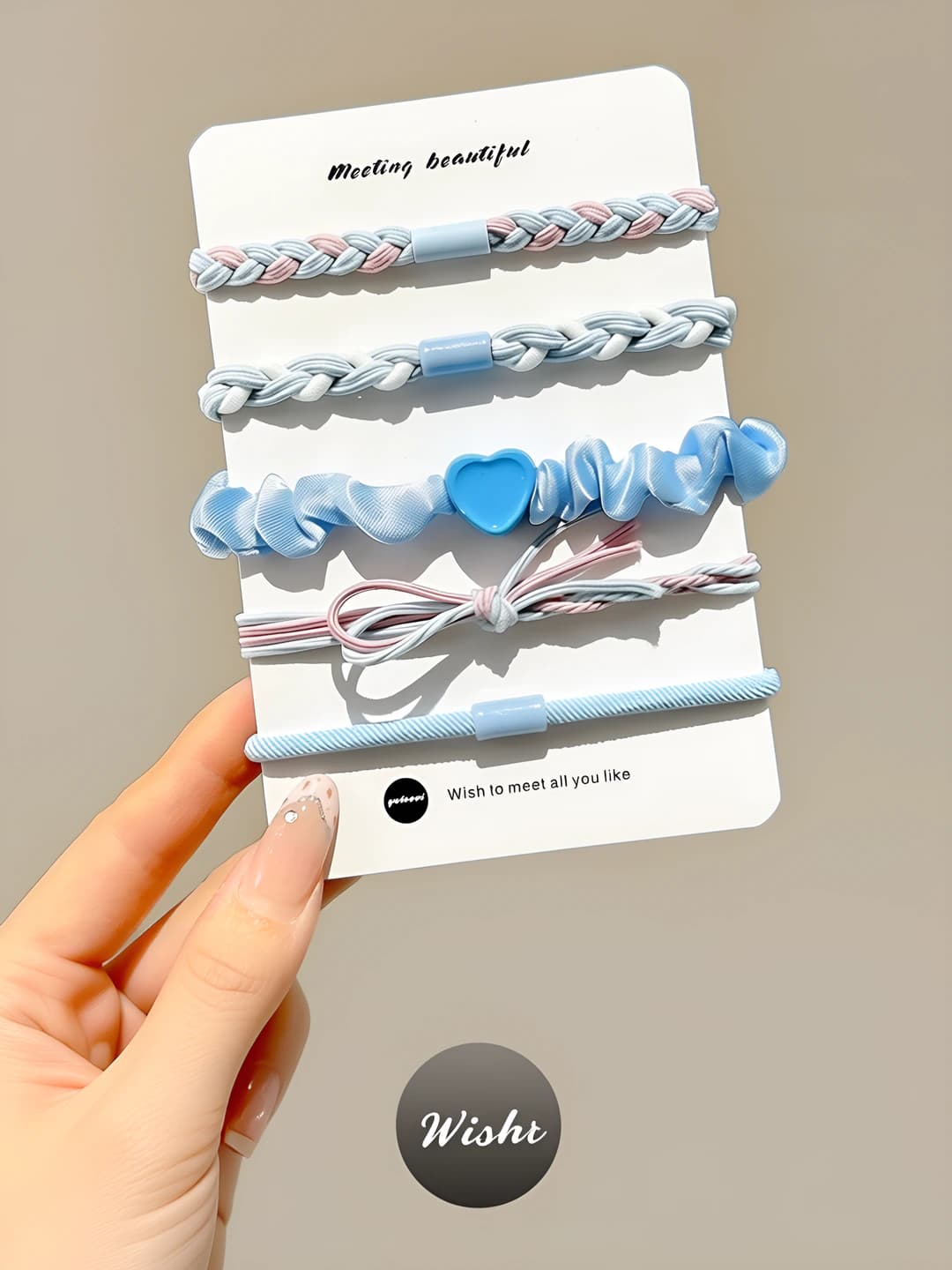 6# Blue 5 pcs set 5.5 cm