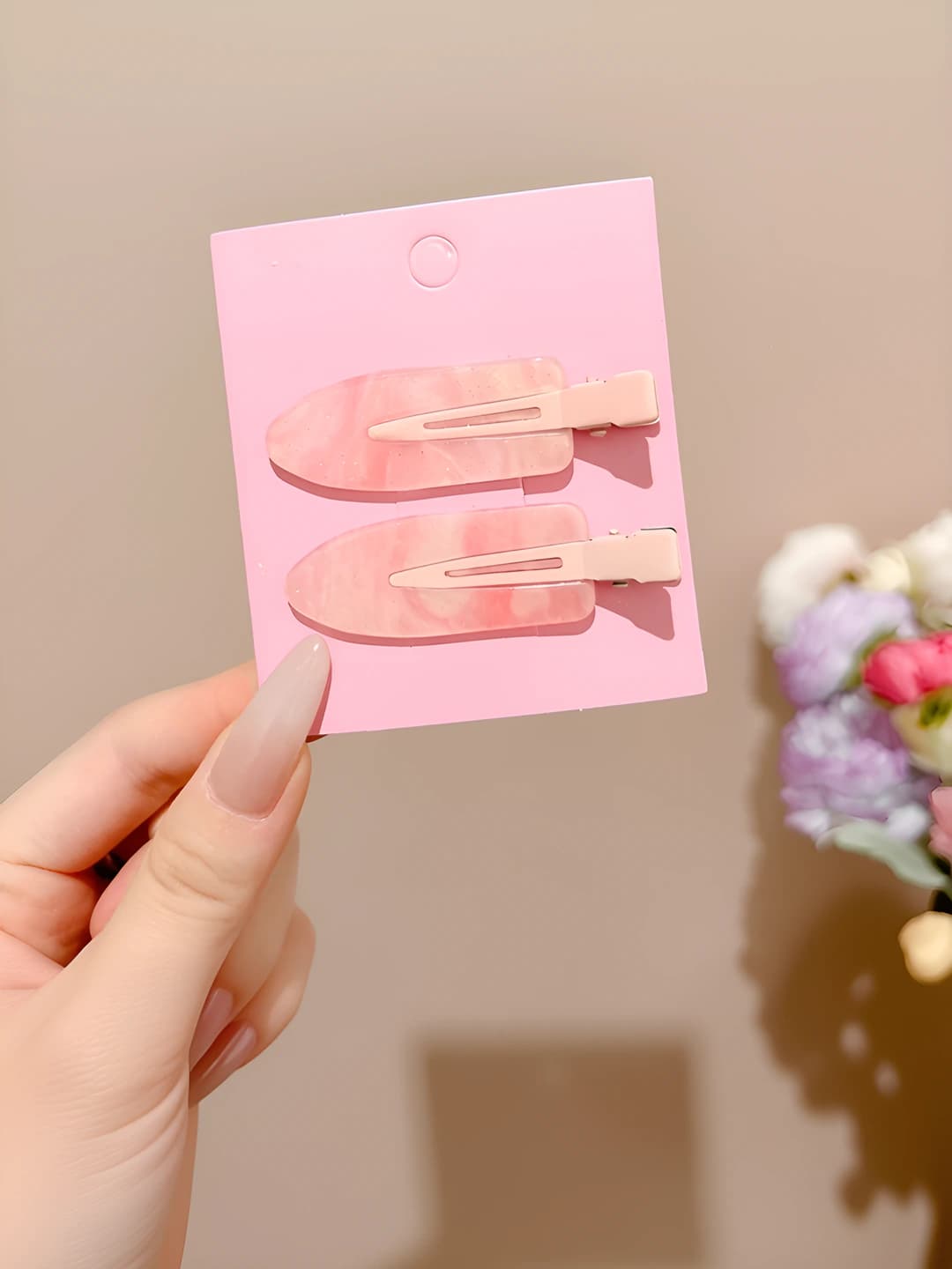 8# Apelsin-pushti 2 dona - 6.5 cm