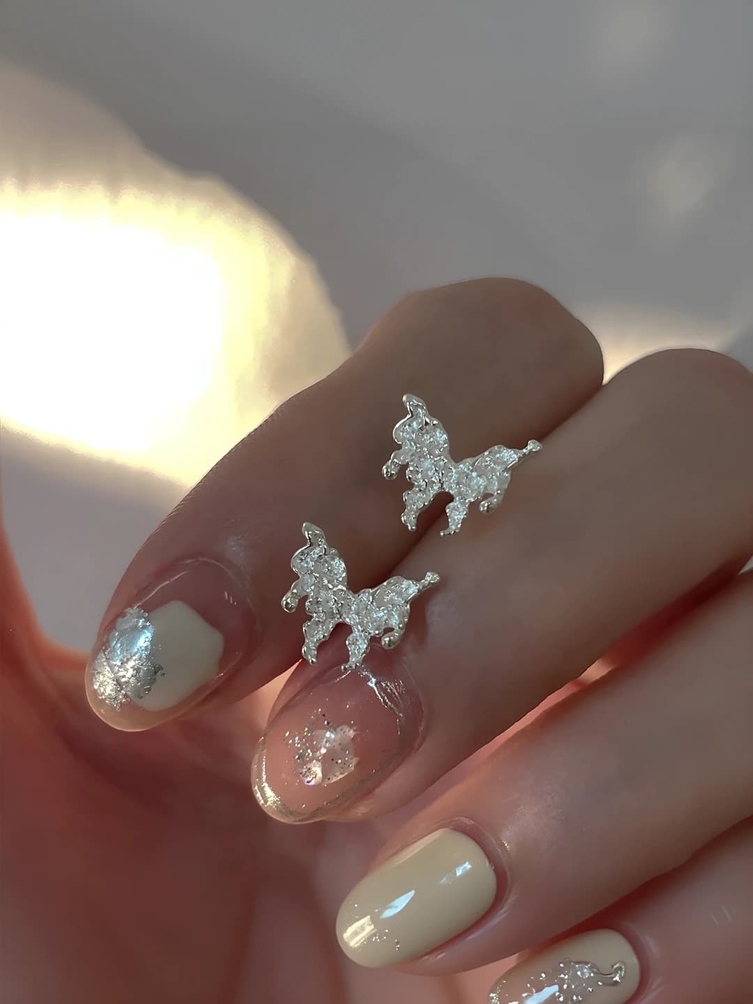 48# 3D butterfly- Silver