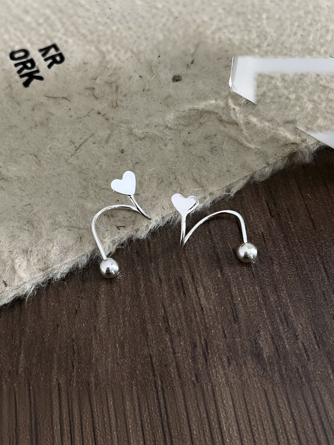 2# Heart earrings
