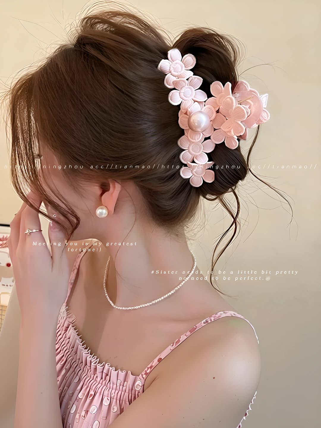 1# Floral clip ~13 cm