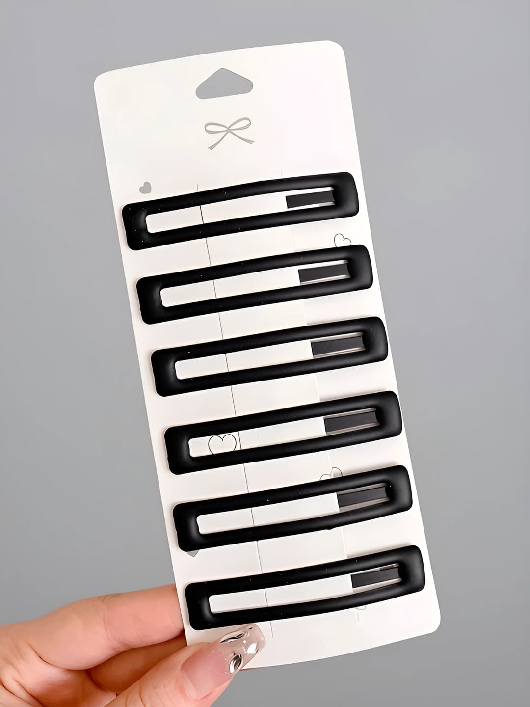 Black set of 6