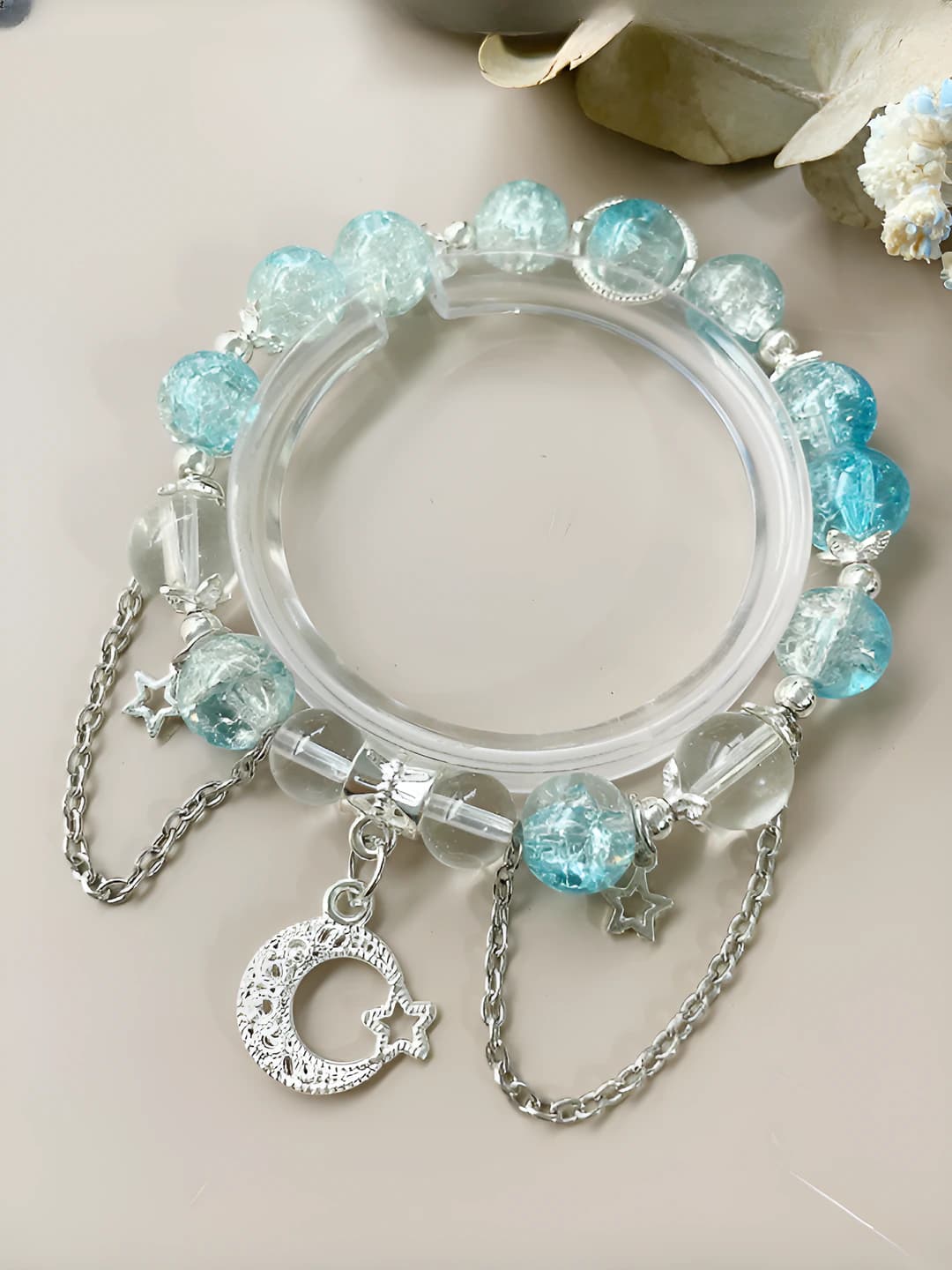 Star Moon blue