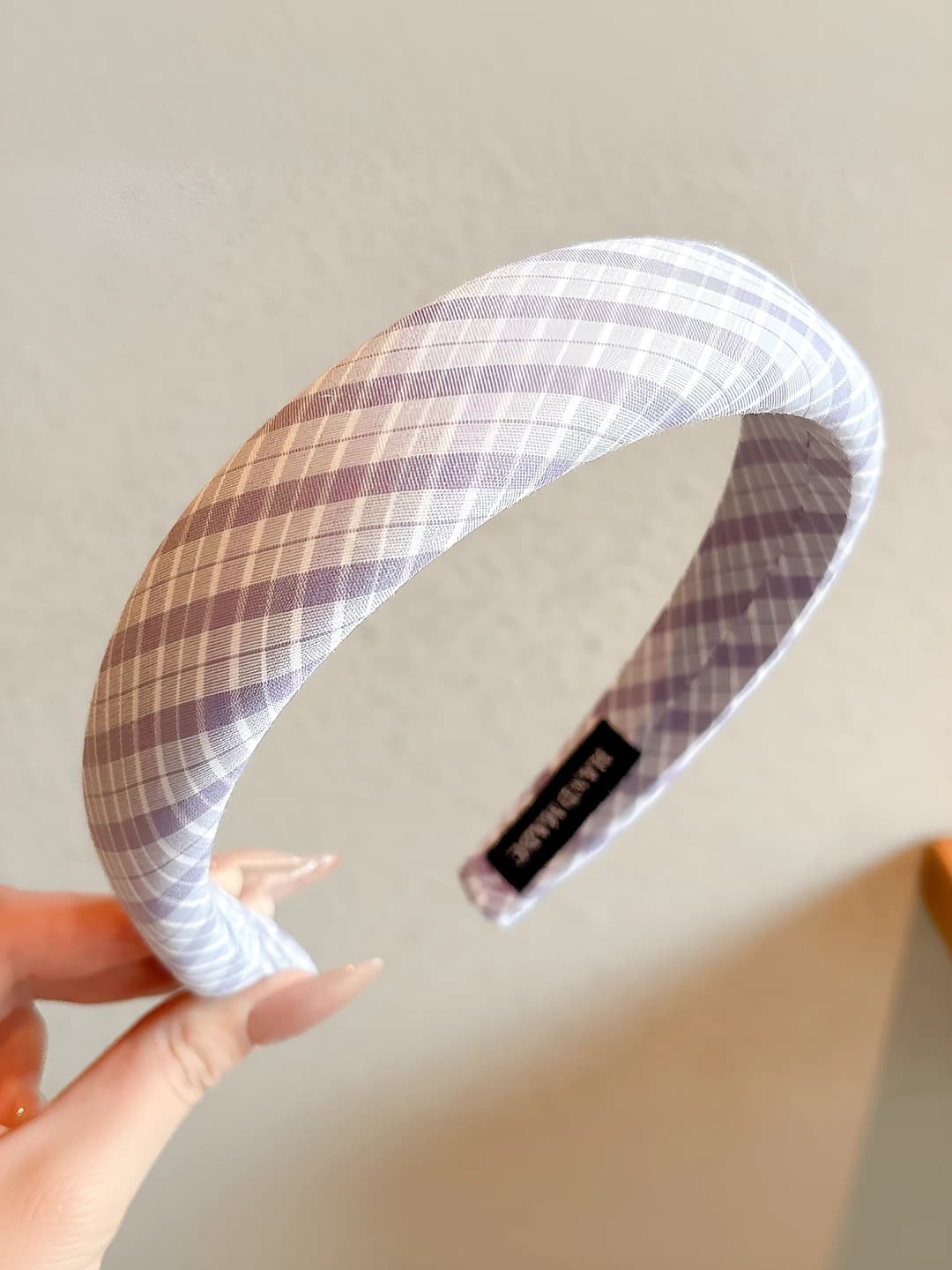 3# Purple foam, plaid