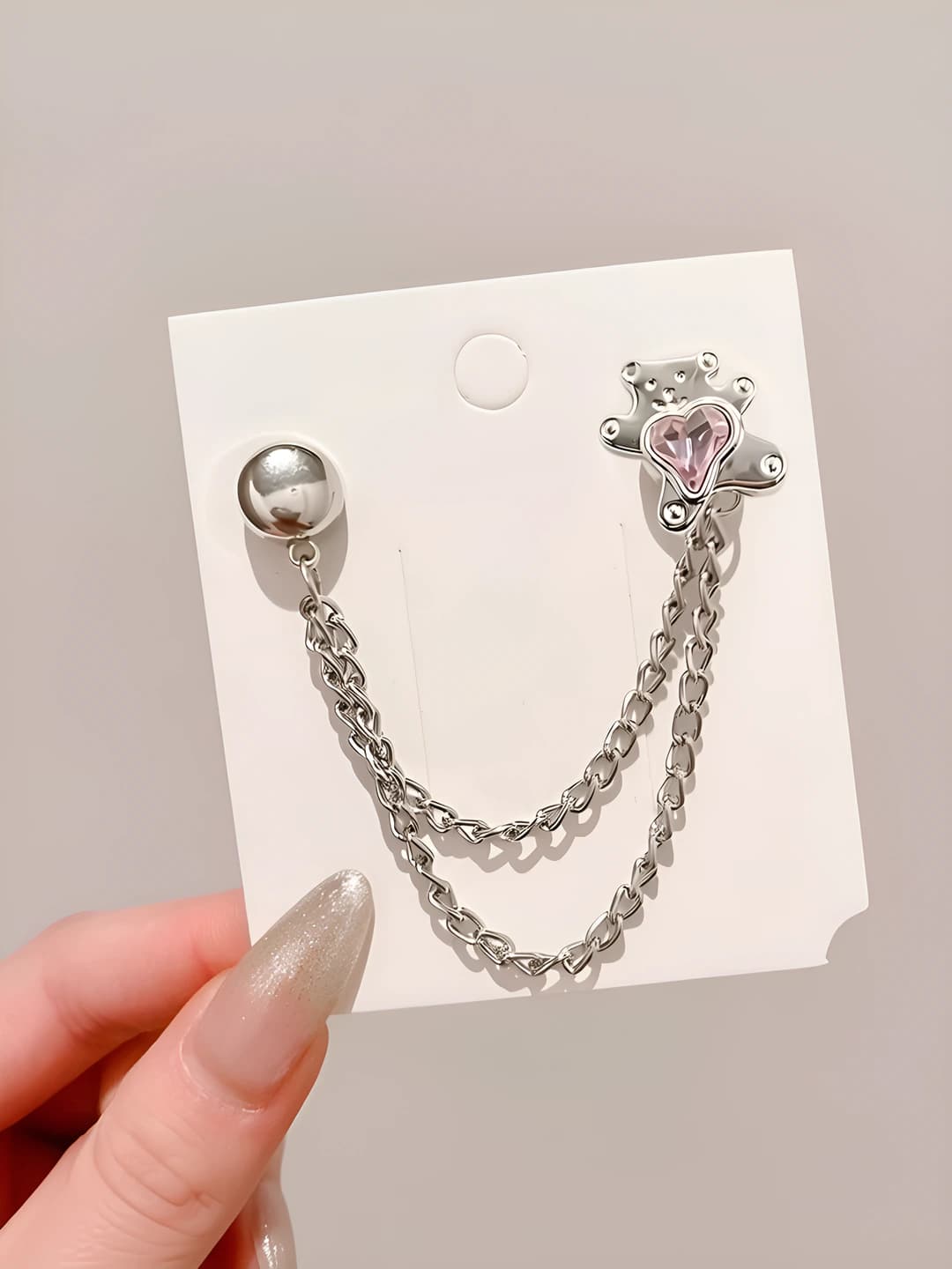 5# мишка - магнит цепь 8cm