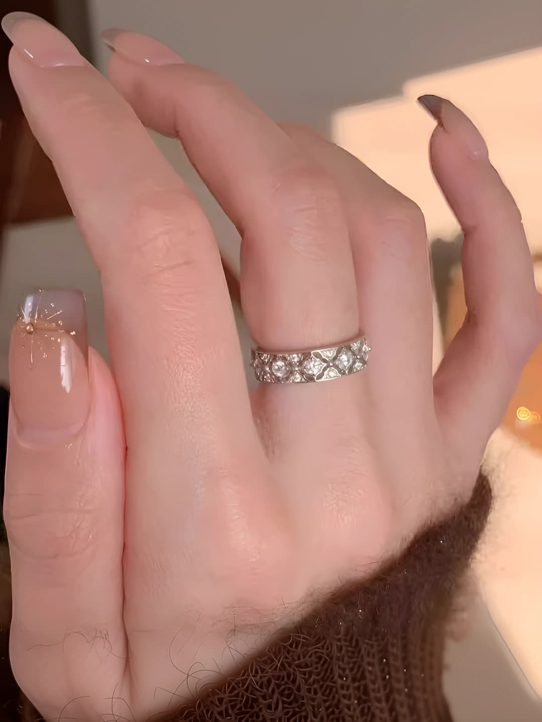 M1241 Lace Diamond Ring