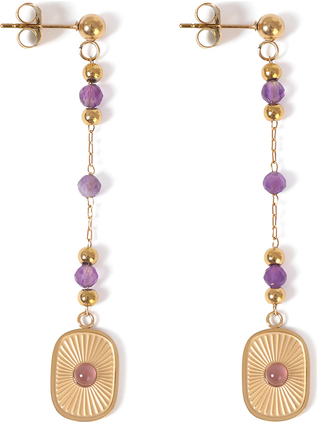 Amethyst earrings