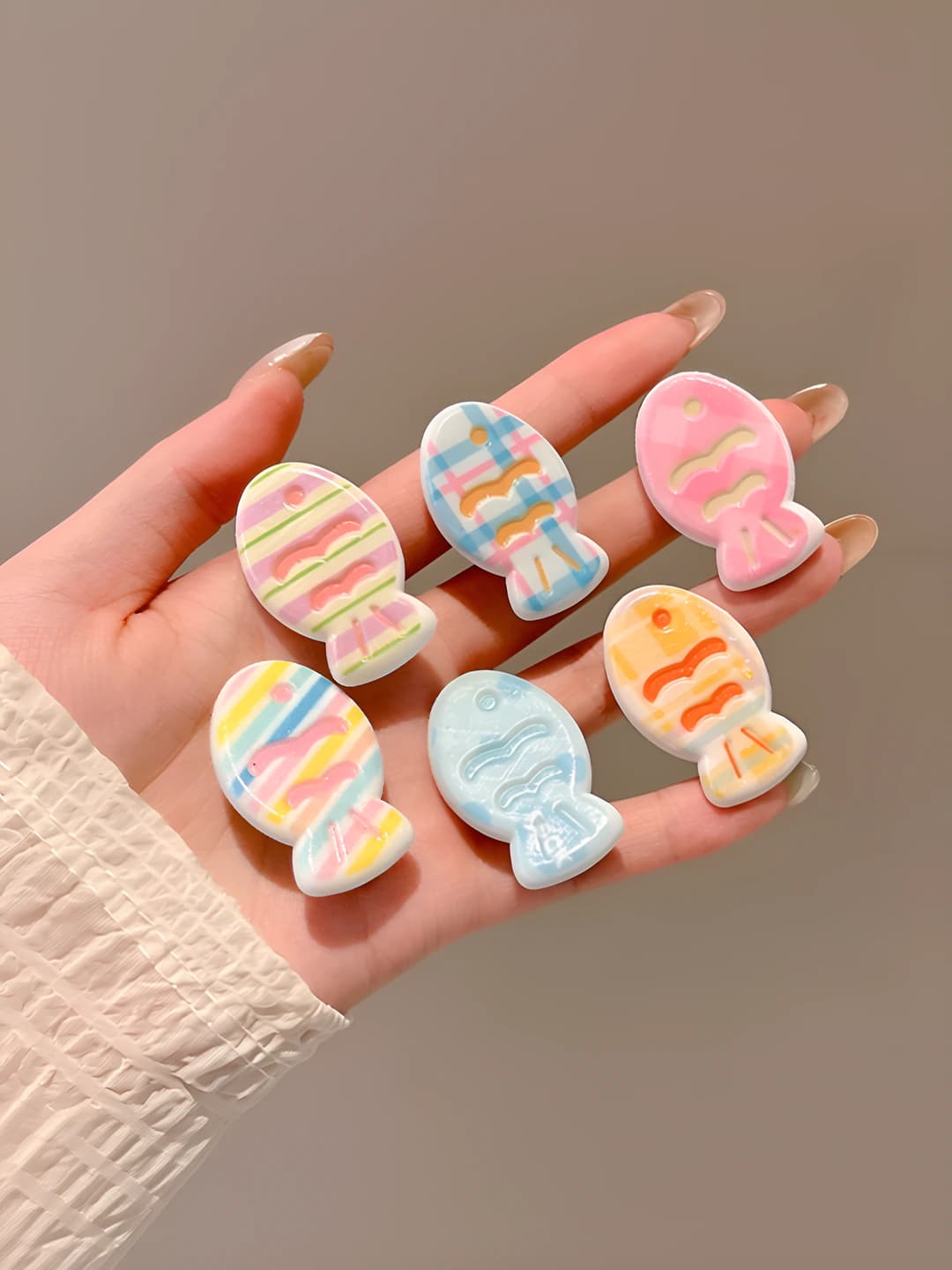 Multicolour small fish 6 pcs