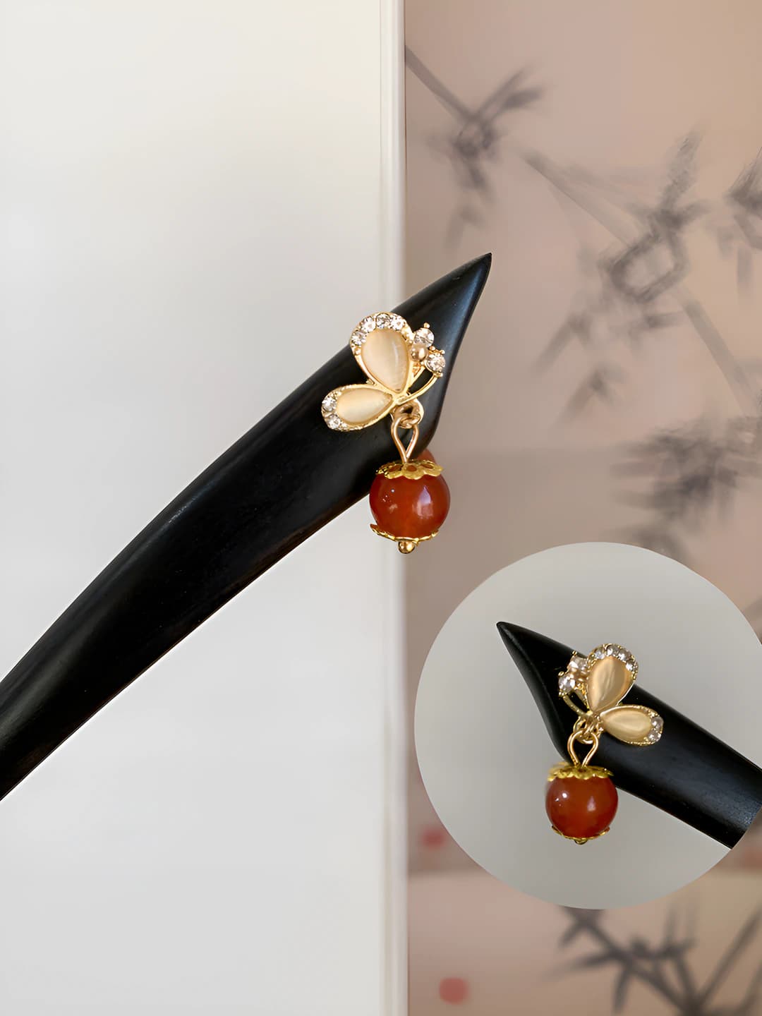 Double-sided joy 15cm [Black ebony]
