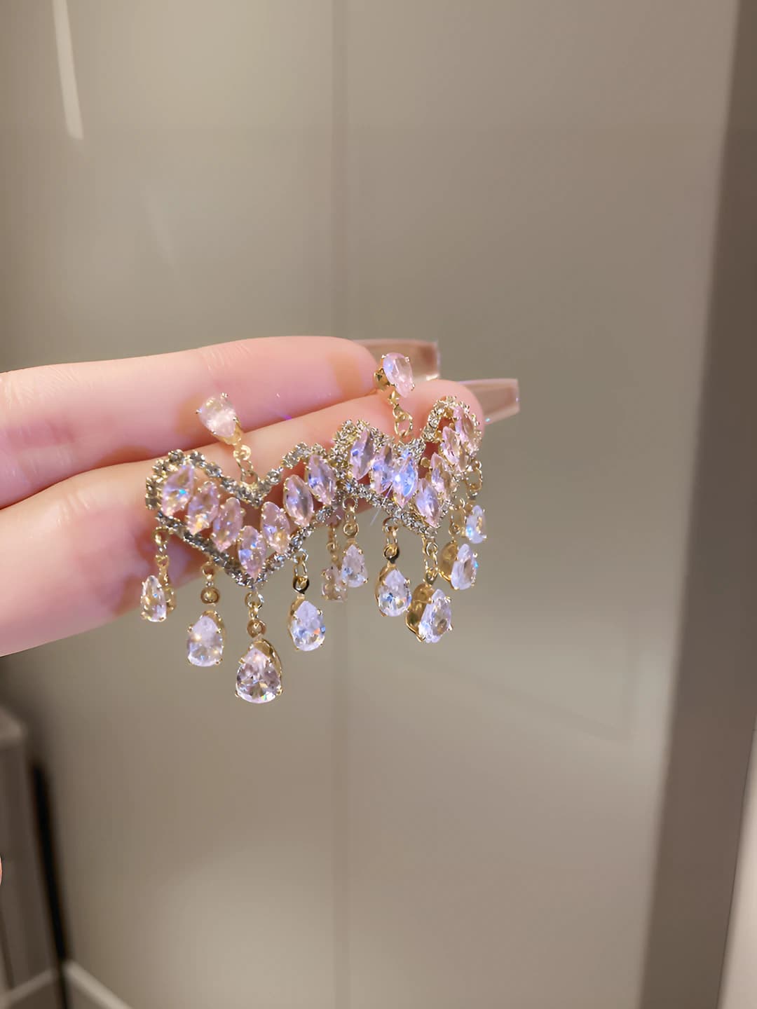 82# Silver - Pink - Heart