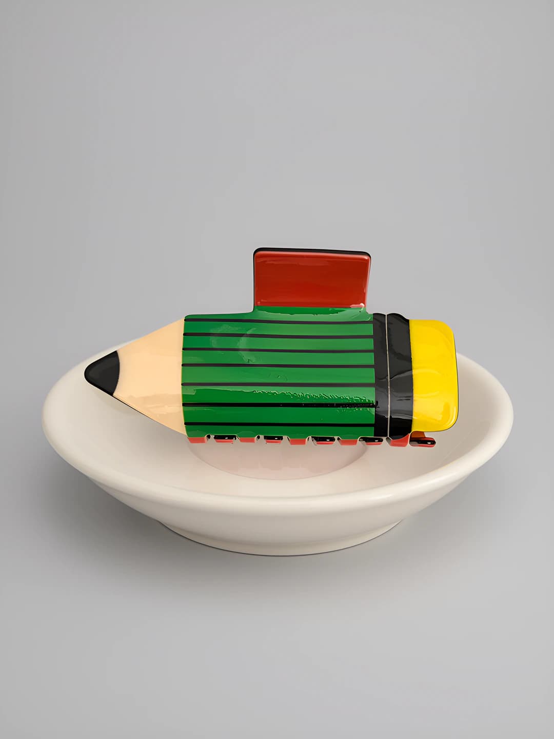 Green pencil clip