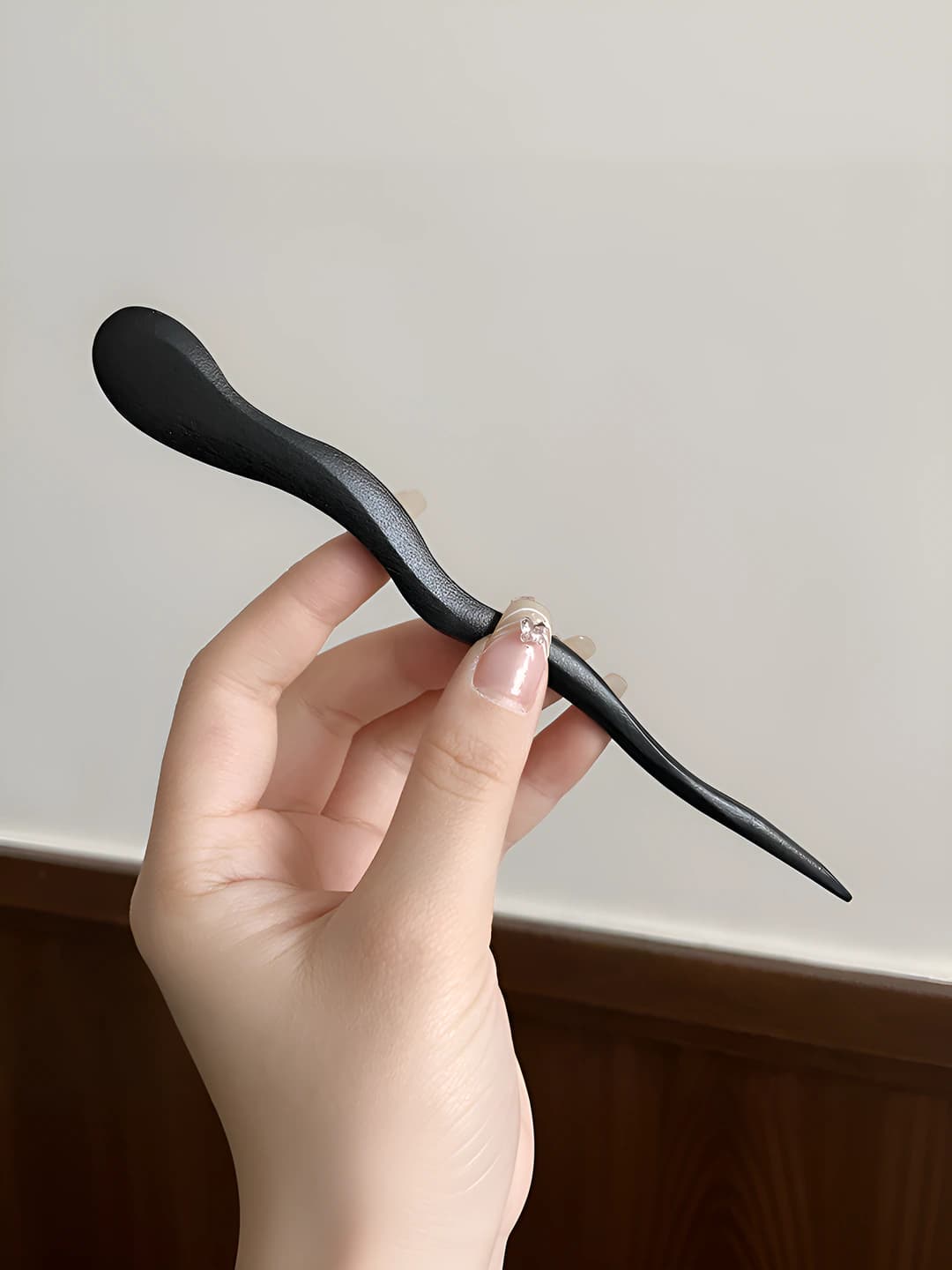 7# Black ebony, curved