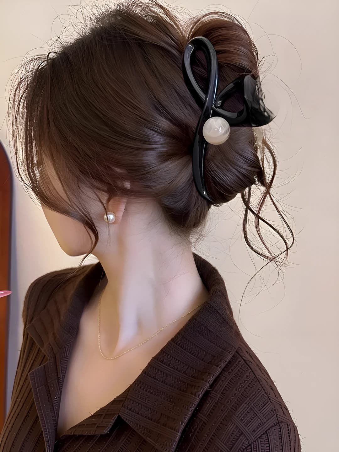 Glossy black, 13 cm