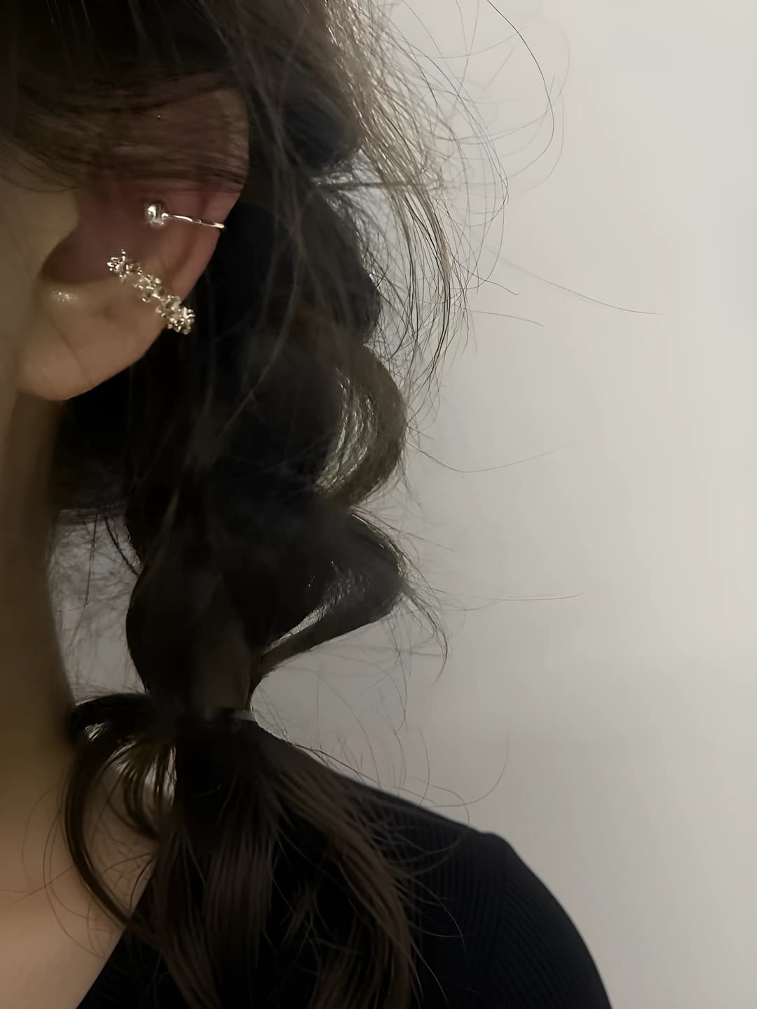4# Starry ear clip, 2 pcs