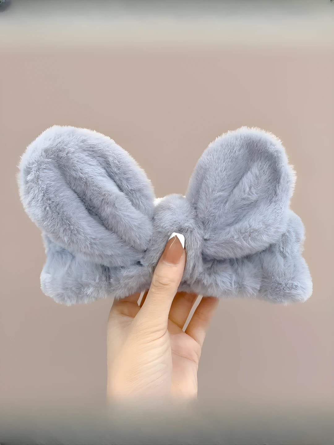 Blue bunny ears headband
