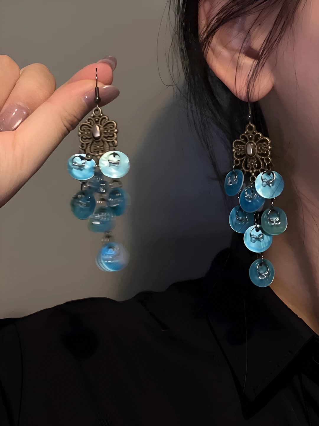 22# Ear hook - Light blue