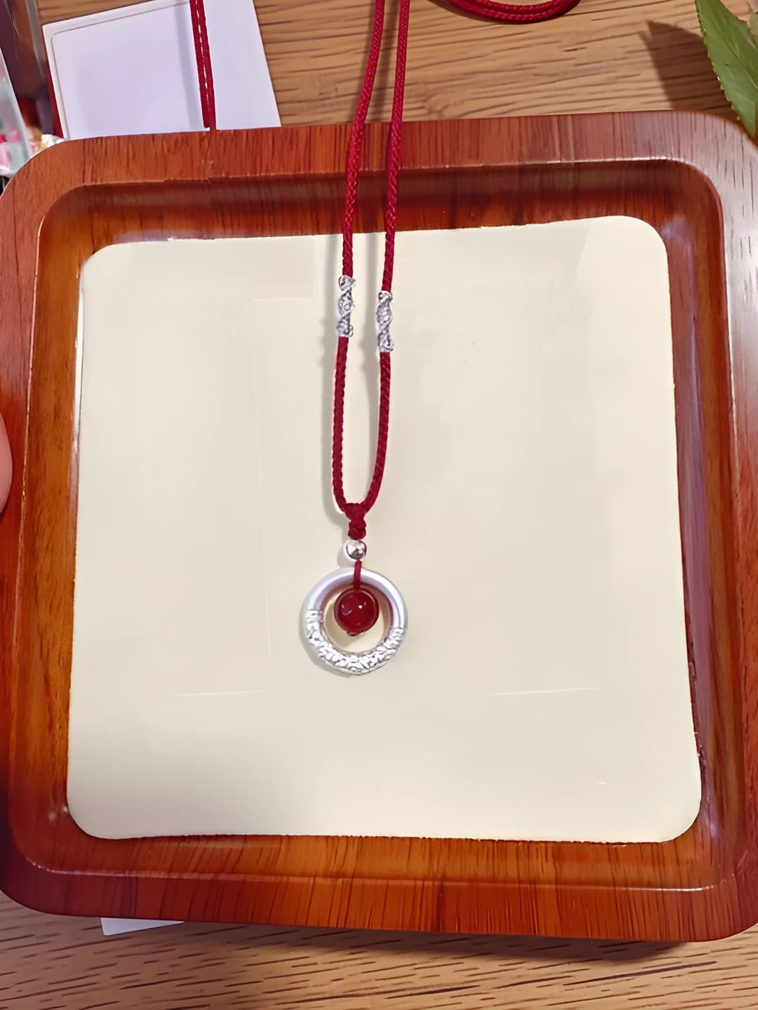 Love bean red cord