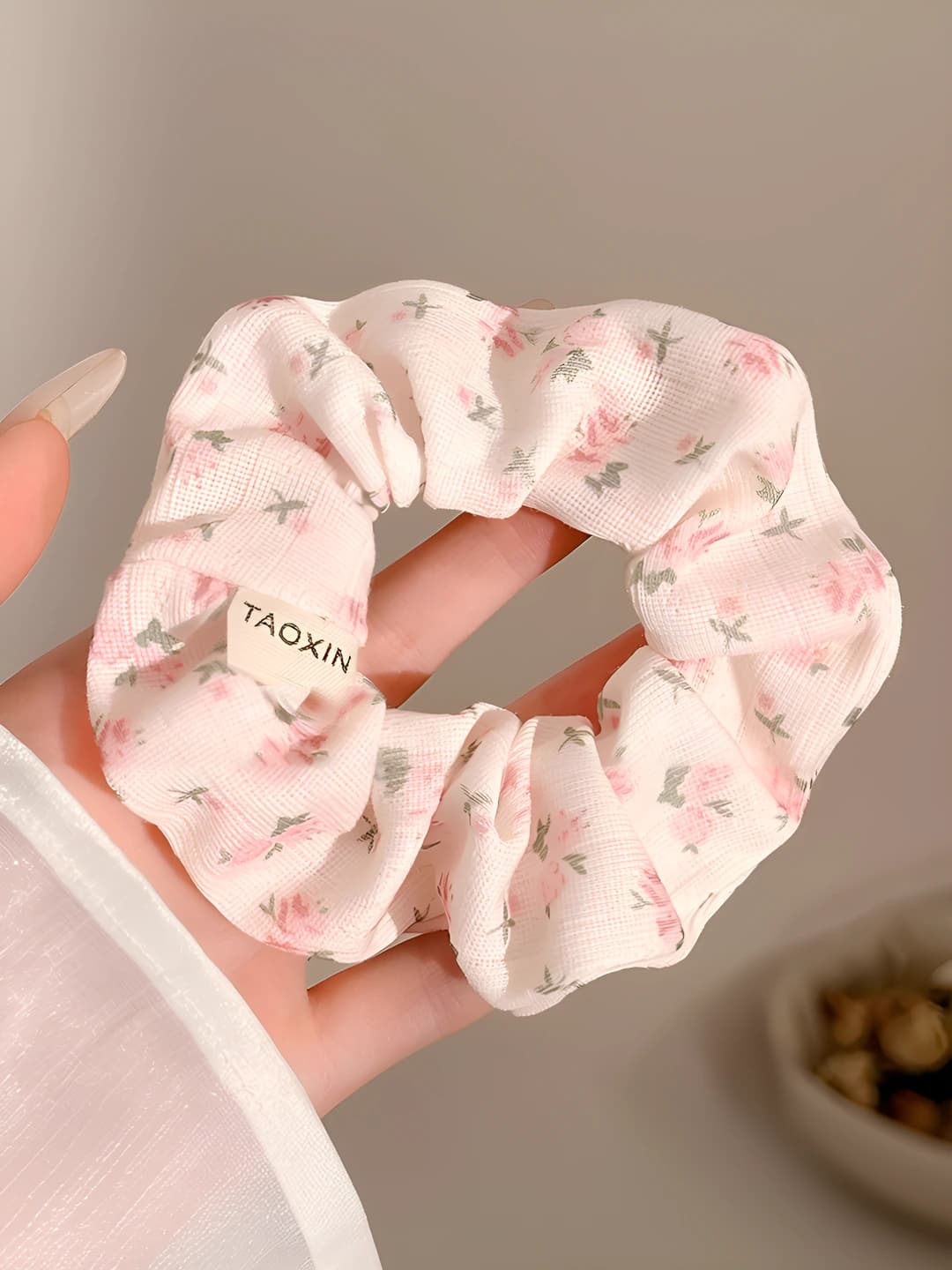 Pink, floral, 11 cm