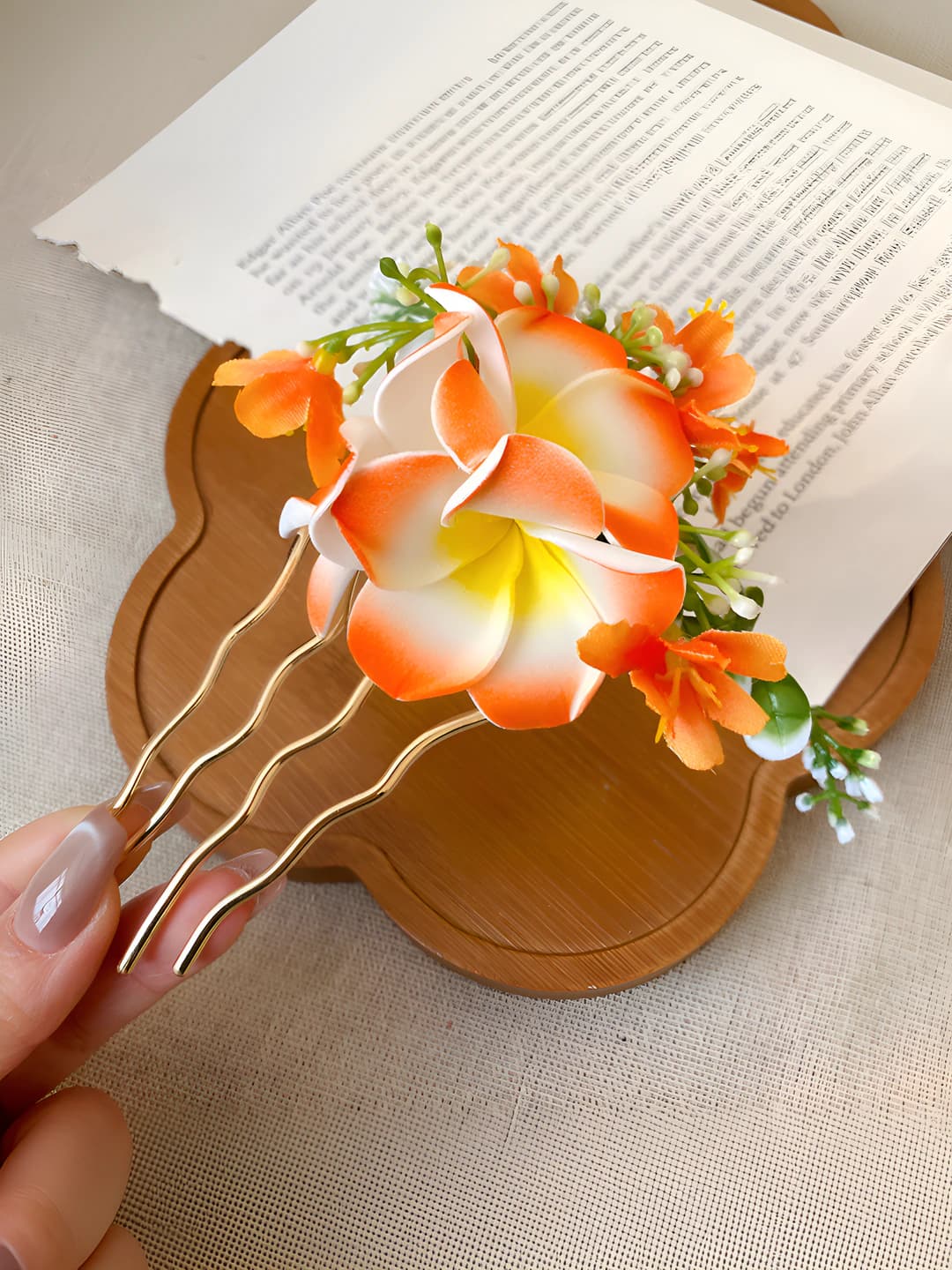 53# Hairpin - Orange (1 pc)