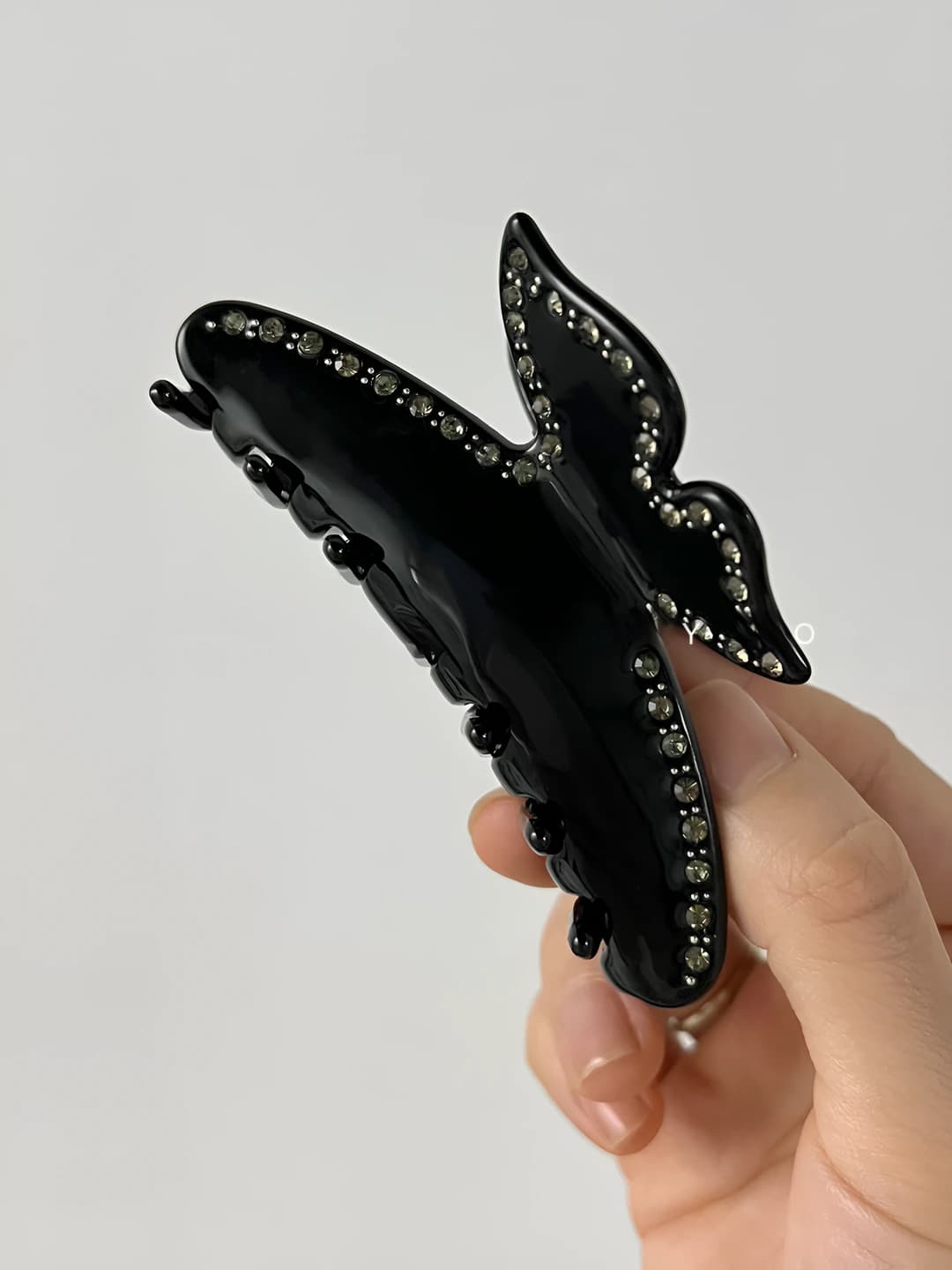 Чёрный бант 9 см