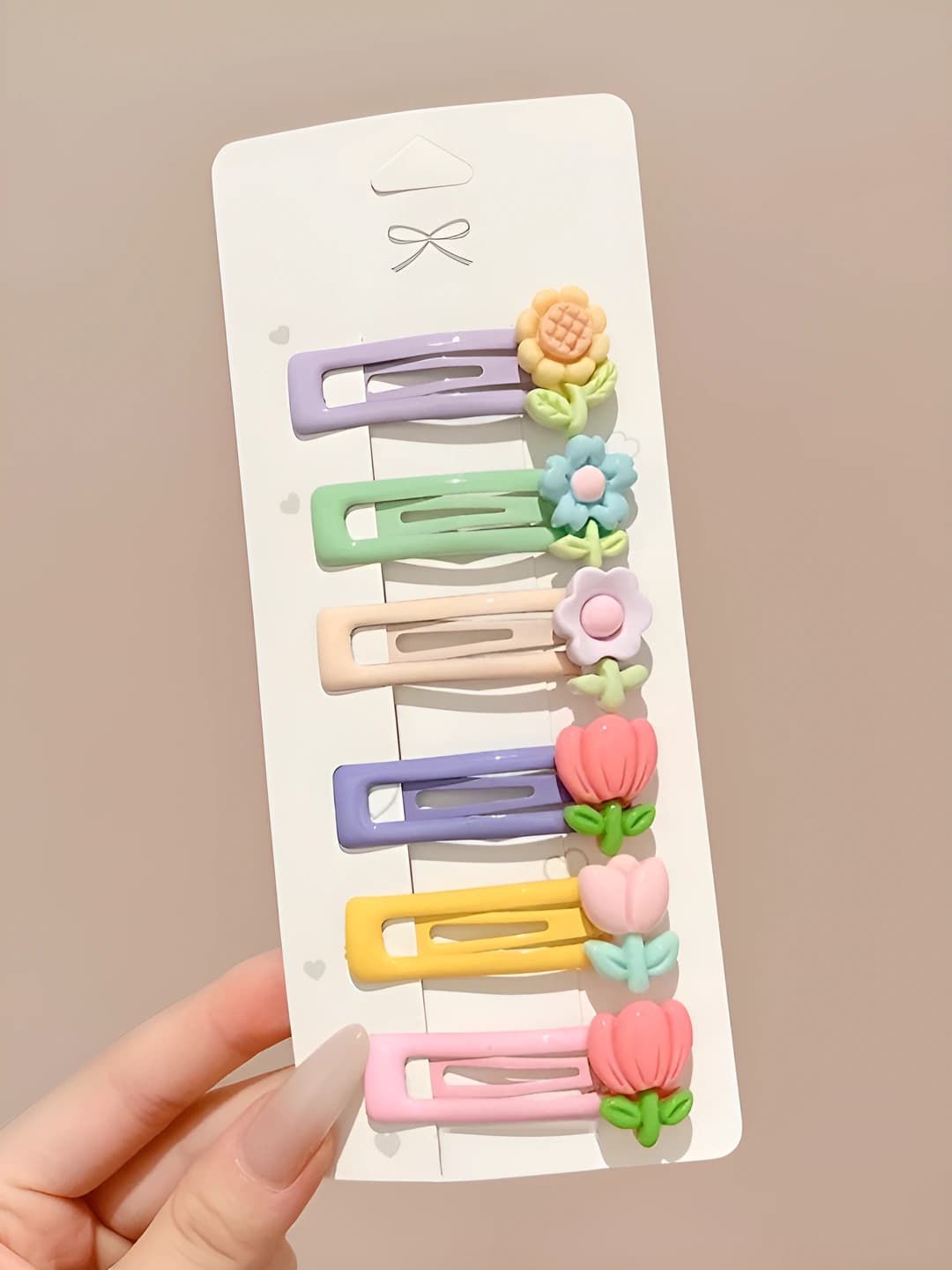 5# Тюльпан квадратный зажим 6 шт - нижний зажим ~5cm