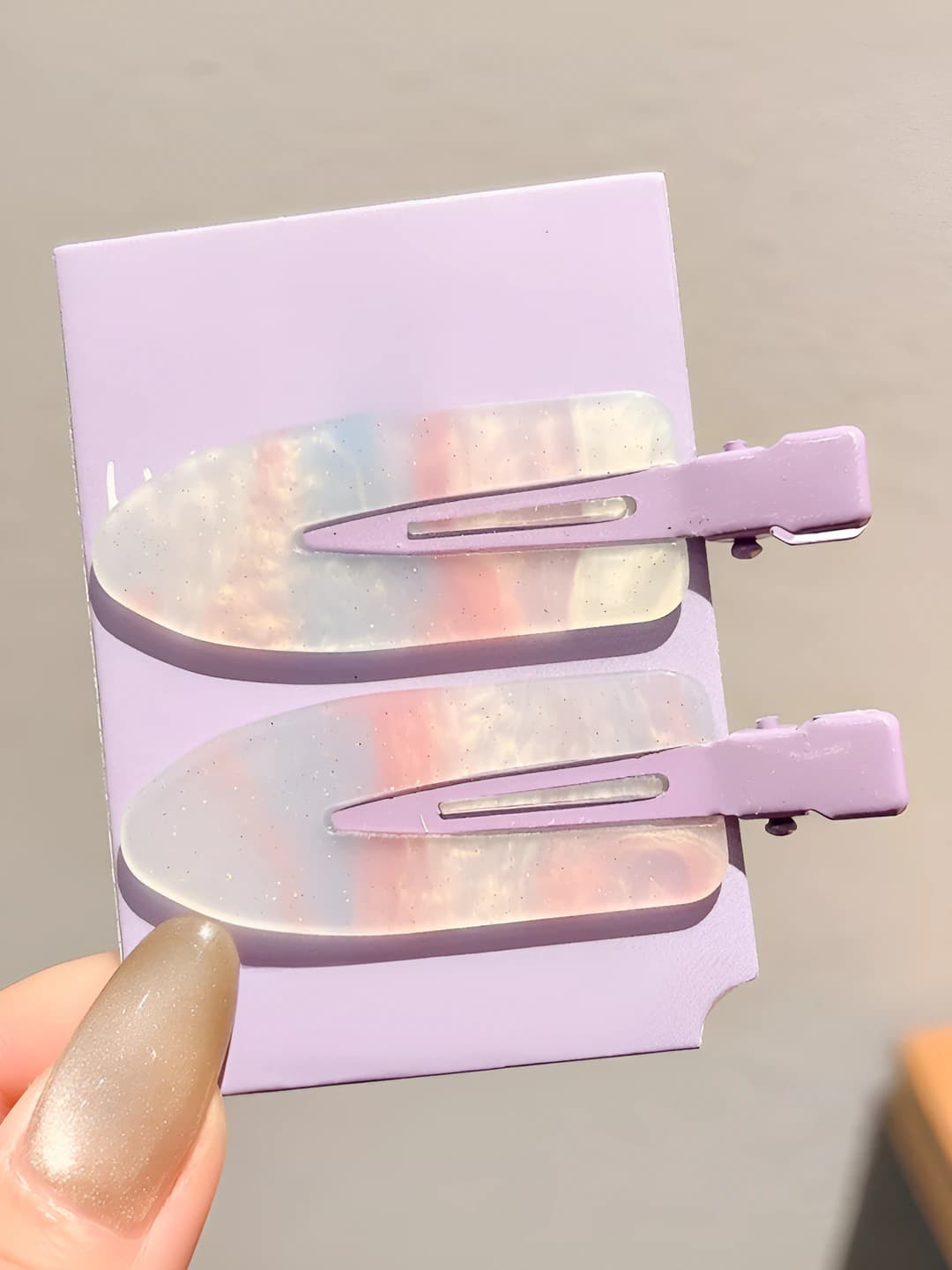 1# Purple 2 pcs - 6.5 cm