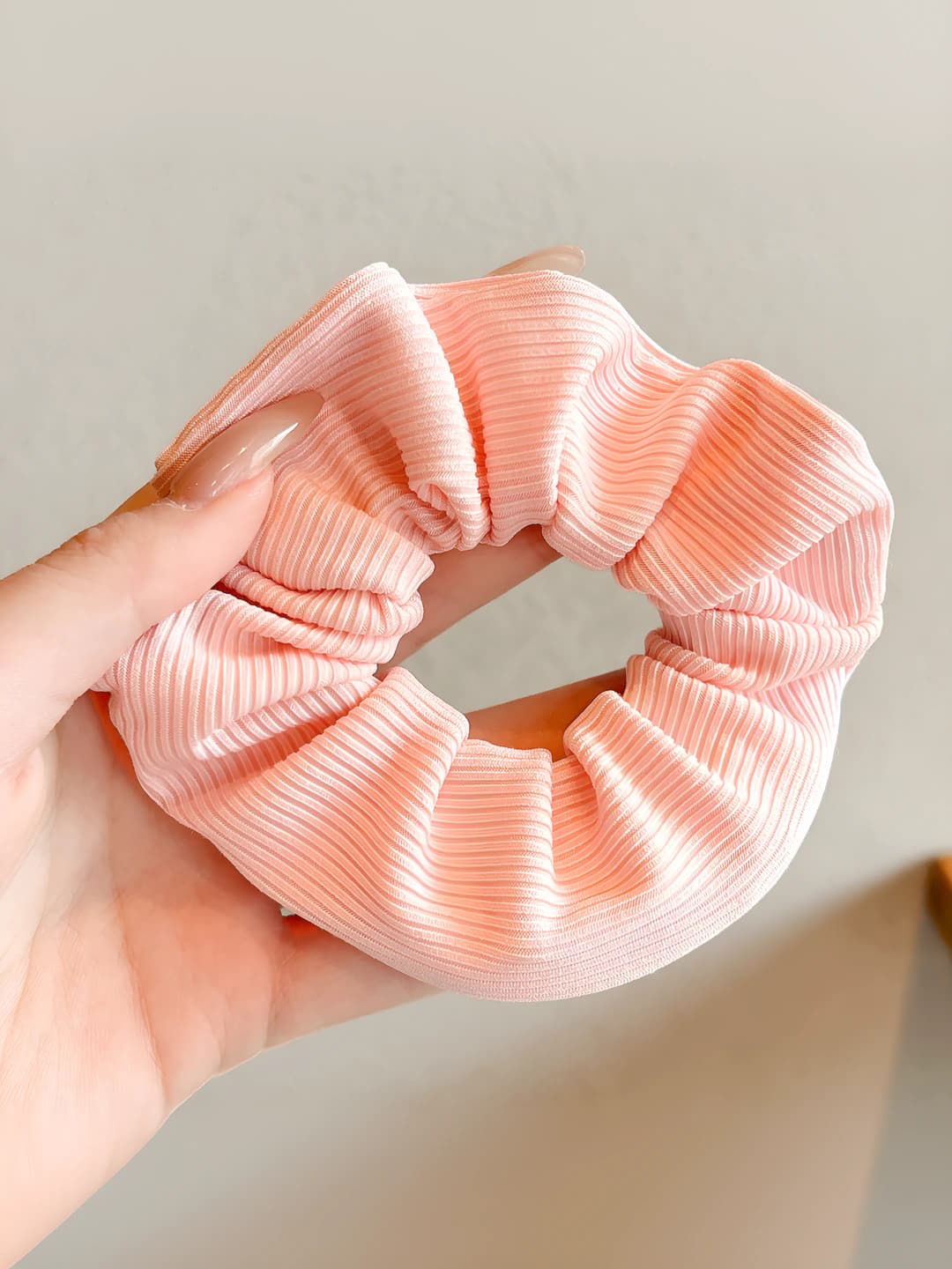 3# Zip scrunchie pink, 11 cm