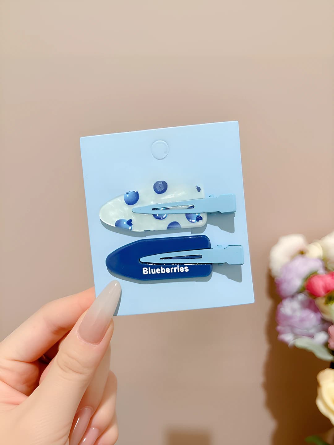 Blue plum, 2 pcs, 6 cm