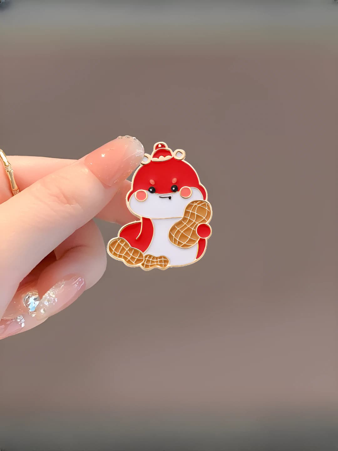 "Good things" brooch