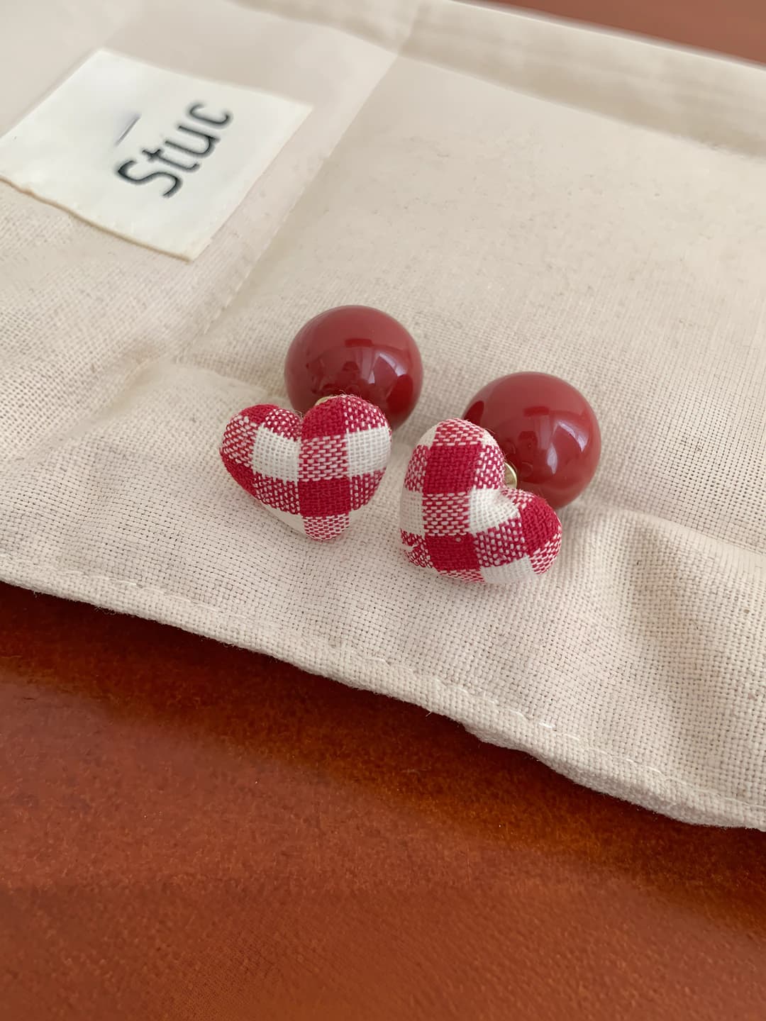 BYW011 Red-white large plaid
