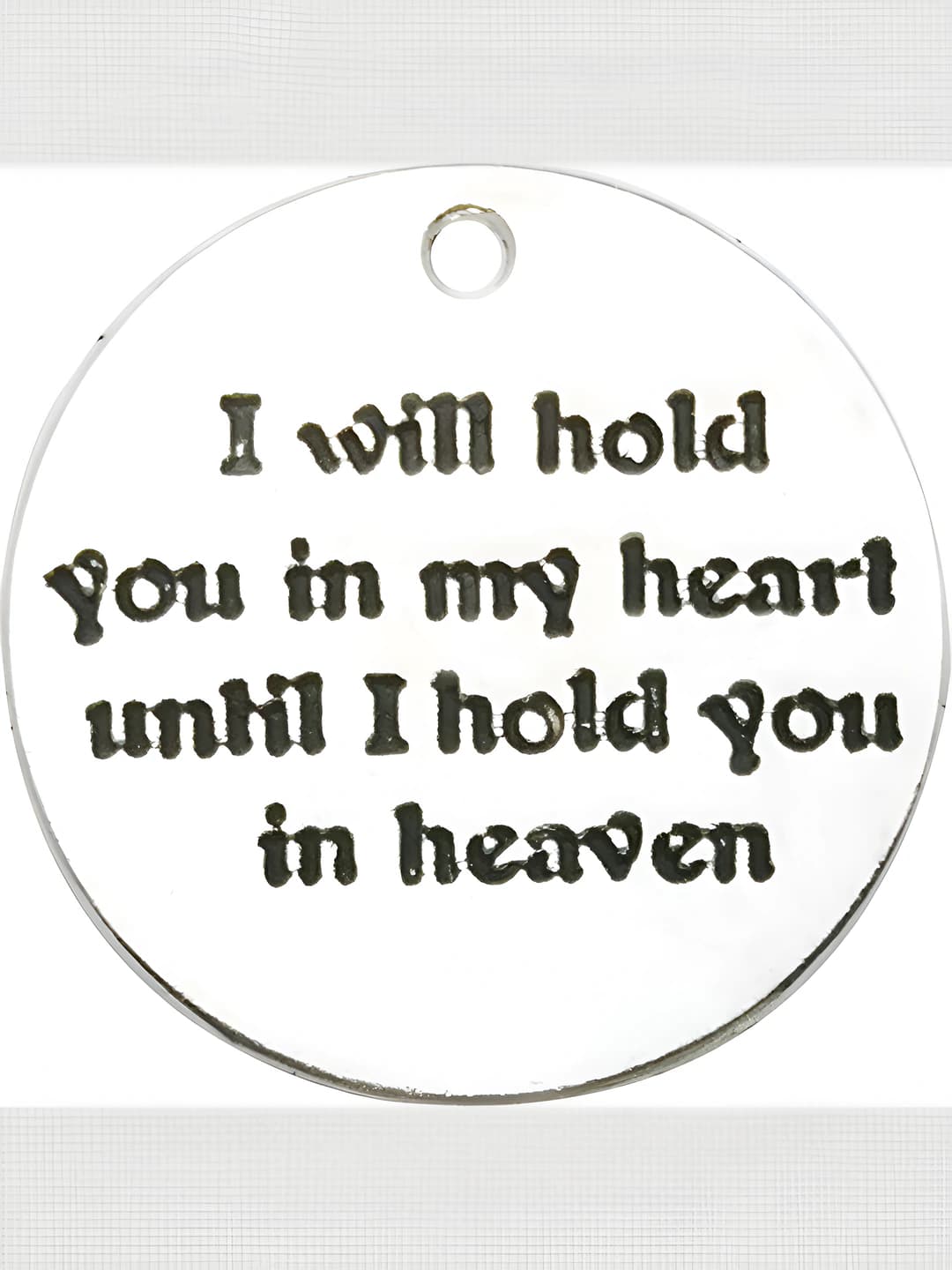1 pc letters iwillhold+ 25x25mm-4.2g-8993