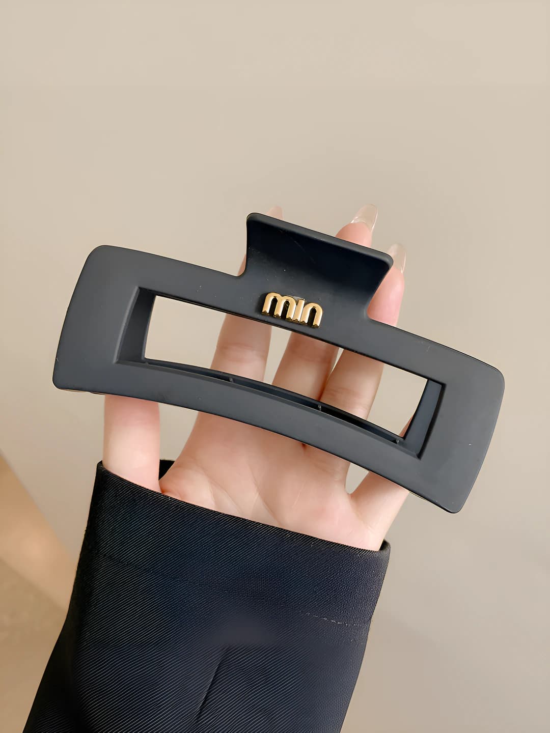 6# Matte rectangle - 12.5 cm